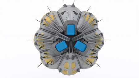 personal space pod with white background