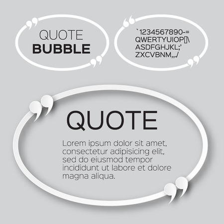 Oval Quote bubble. Speech bubble. Cのイラスト素材