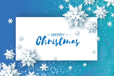 graphic Christmas card with snow flake. vectorのイラスト素材