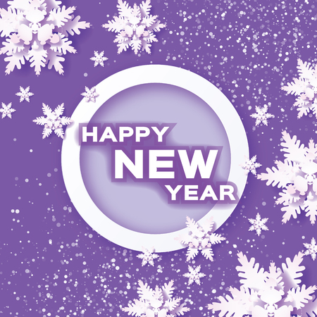Happy New Year Greeting card design templateのイラスト素材