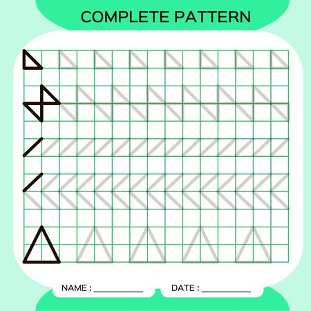 Vector of Complete pattern. Tracing - ID:1-134325793 - Royalty Free ...