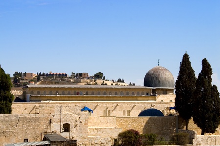View of Al-aqsa Dome, Jerusalem, Israel の写真素材