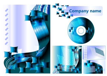 Elements of corporate branding style for your designのイラスト素材