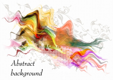 Abstract rainbow background  Modernのイラスト素材
