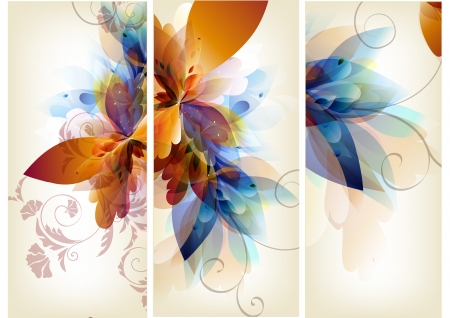Floral vector のイラスト素材