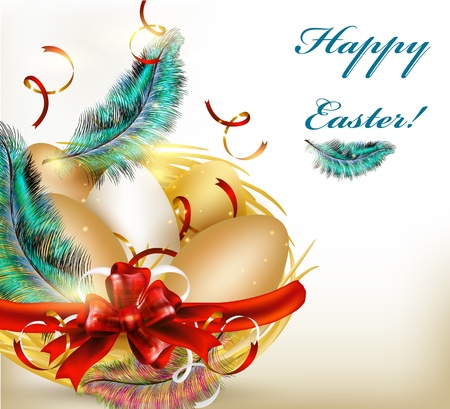 Easter card のイラスト素材