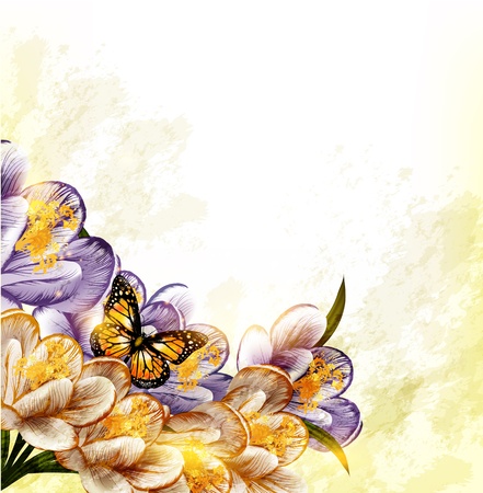 Floral vectorのイラスト素材