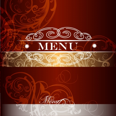 Elegant classic wedding invitation or menu  Retro vectorのイラスト素材