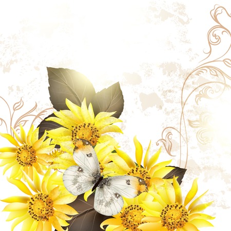 Vector pattern for wallpaper design with flowersのイラスト素材