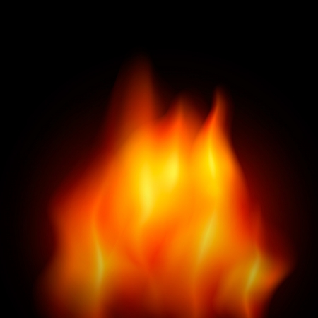 Vector illustration of fire flame EPS 10の写真素材