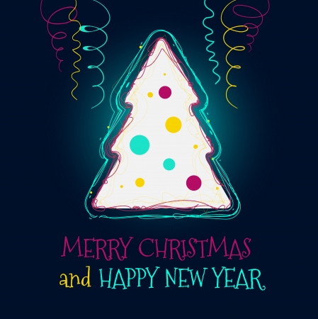 Christmas tree vector background  Eps 10 の写真素材