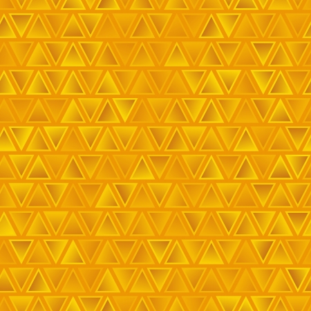 Yellow seamless vector abstract triangles backgroundの写真素材