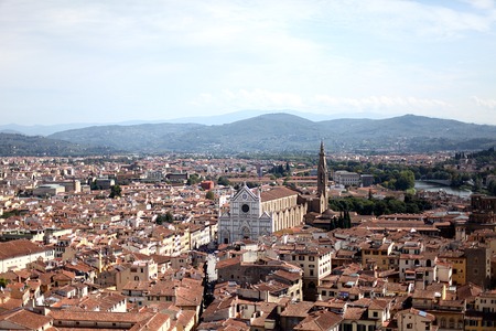 View of the city Florenceの写真素材