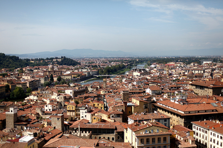 View of the city Florenceの写真素材
