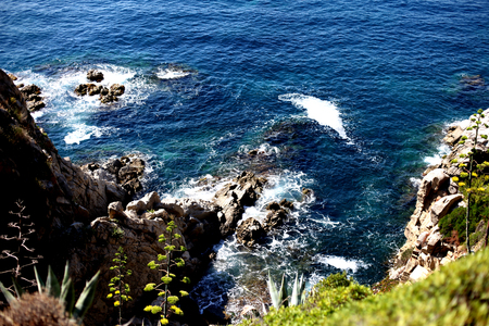 The Coast Of Barcelonaの写真素材