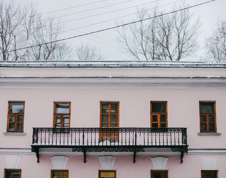Old building in the center of Moscow