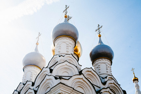 The dome of the Christian Churchの写真素材