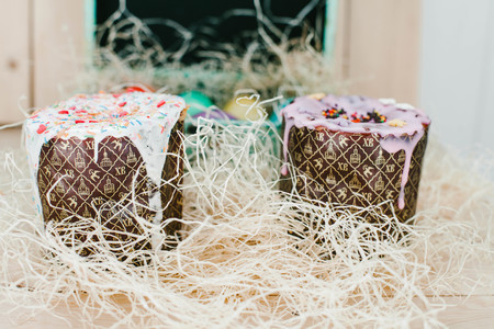 cake for Easter. Sweet food. Dessert easter. Pie