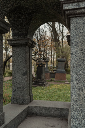 Cemetery in Saint Petersburg