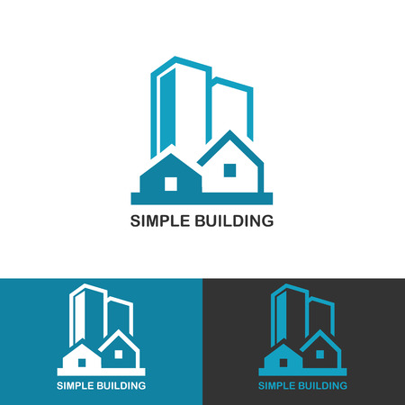 Hotel and real estate icon logotype Vector illustration.のイラスト素材