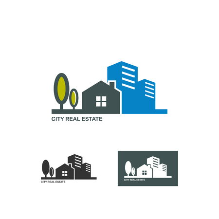 hotel and real estate logotypeのイラスト素材