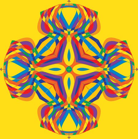Mandala. Round Ornament Patternのイラスト素材