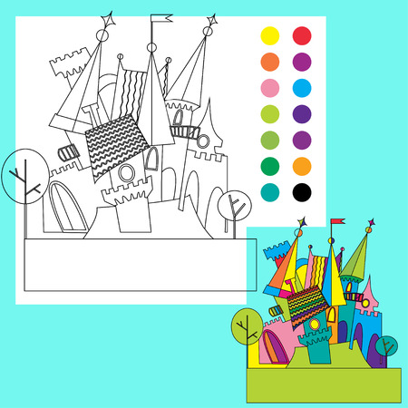  Coloring book for childrenのイラスト素材