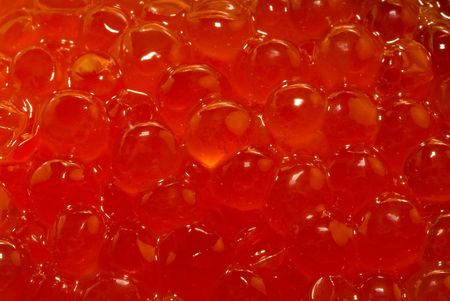 Red caviar macro backgroundの写真素材