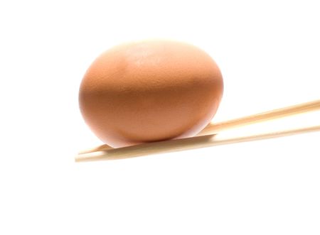 Diet. Egg. Isolated on white.の写真素材