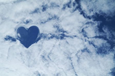 Clouds on sky backgroundの写真素材