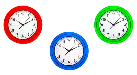 Hours. Isolation on white.の写真素材