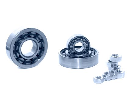 Nuts. Isolation on  white backgroundの写真素材