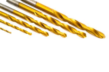 Drills. Isolation on whiteの写真素材