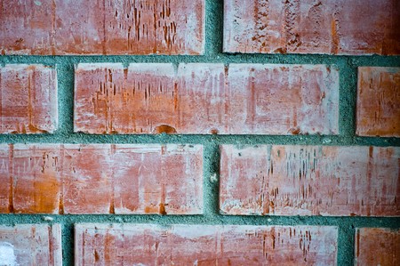 Red brick wall