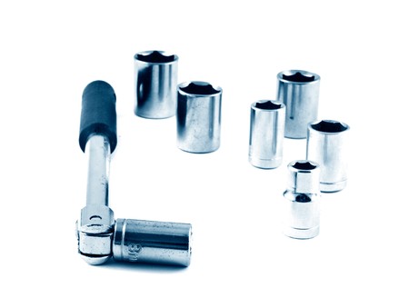 Sanitary keys. Isolation on the white