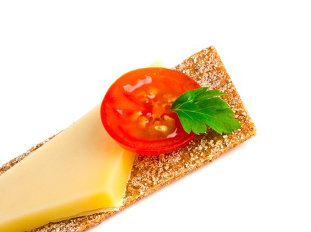 Dietary small loafs with cheese and vegetablesの写真素材