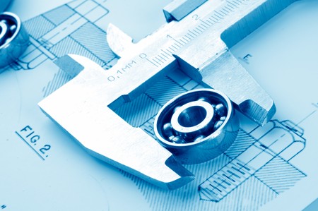 mechanical drawing and tools/ bearing
の写真素材