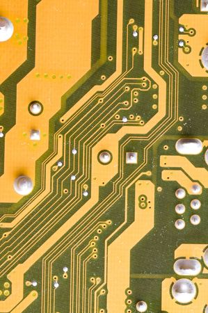 circuit surface macro front view