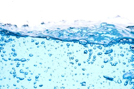 Beautiful splashes a clean water
