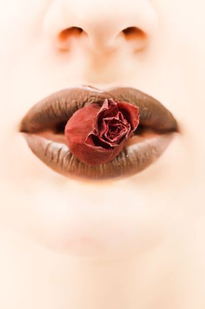 Beautiful  lipsの写真素材