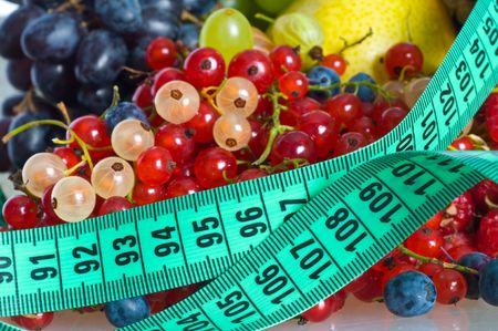 fresh fruits. isolated on  white background の写真素材