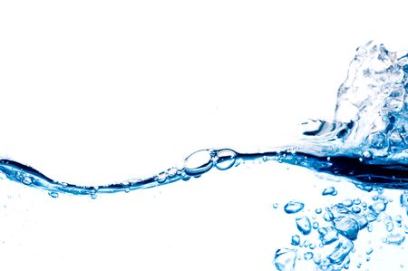 Beautiful splashes a clean water 
