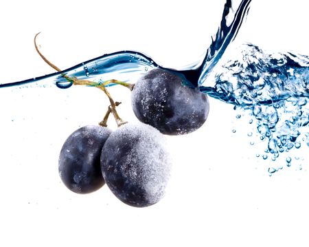 Grapes ace. Isolation on whiteの写真素材