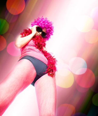 beautiful sexual woman. dance style の写真素材