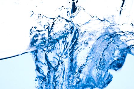 Beautiful splashes a clean water 
の写真素材