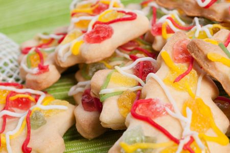 Christmas spice-cakesの写真素材