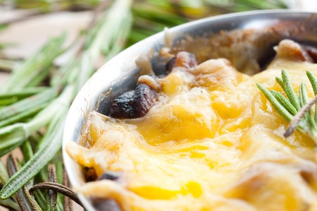 julienne  against rosemary branches.の写真素材