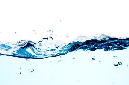 fresh clean water splash. macroの写真素材