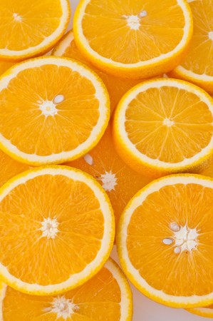 Slice of orange.の写真素材