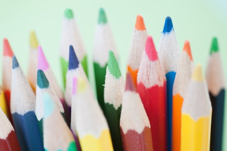 color pencils. small DOFの写真素材